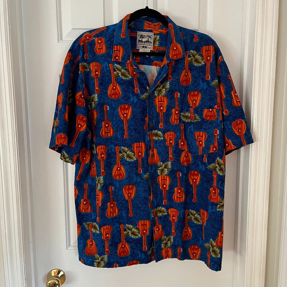 Hawaiian shirt with ukuleles - Steve & Barry's